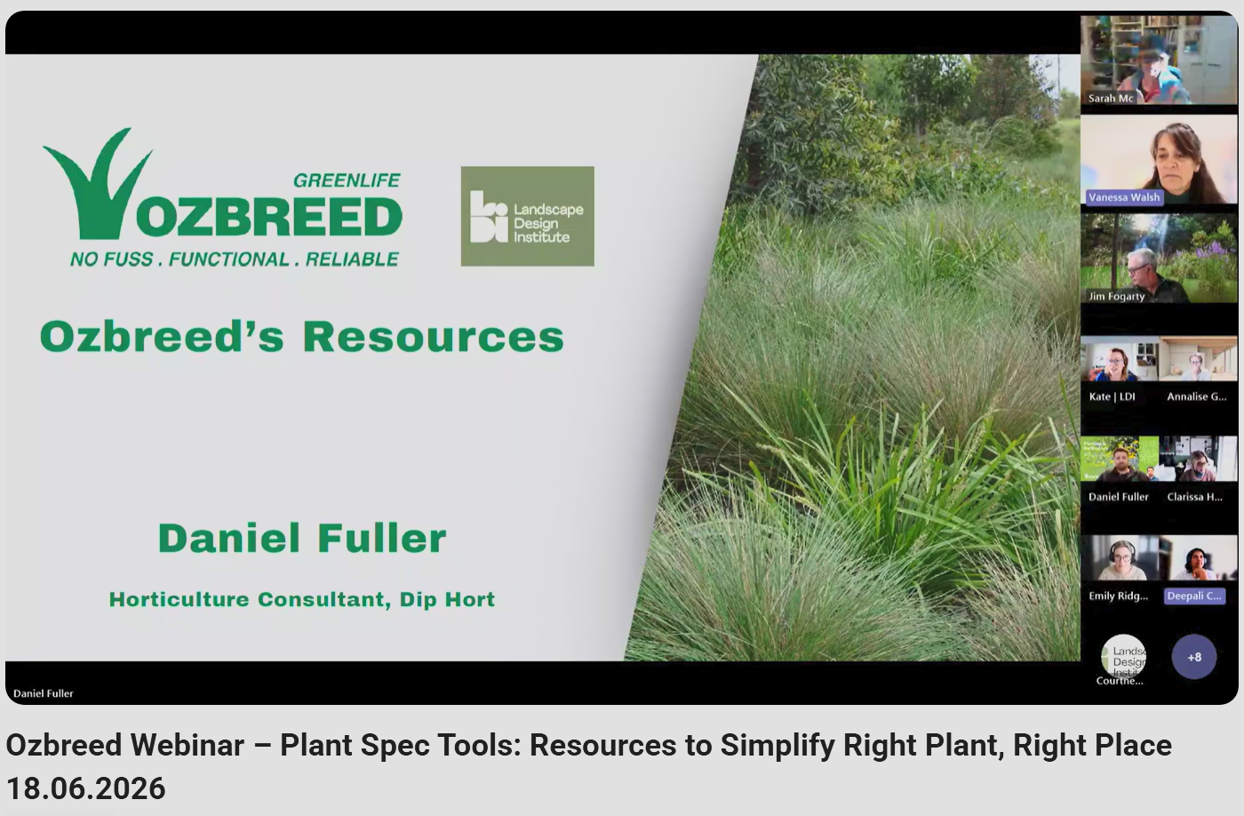 Ozbreed Resources webinar LDI