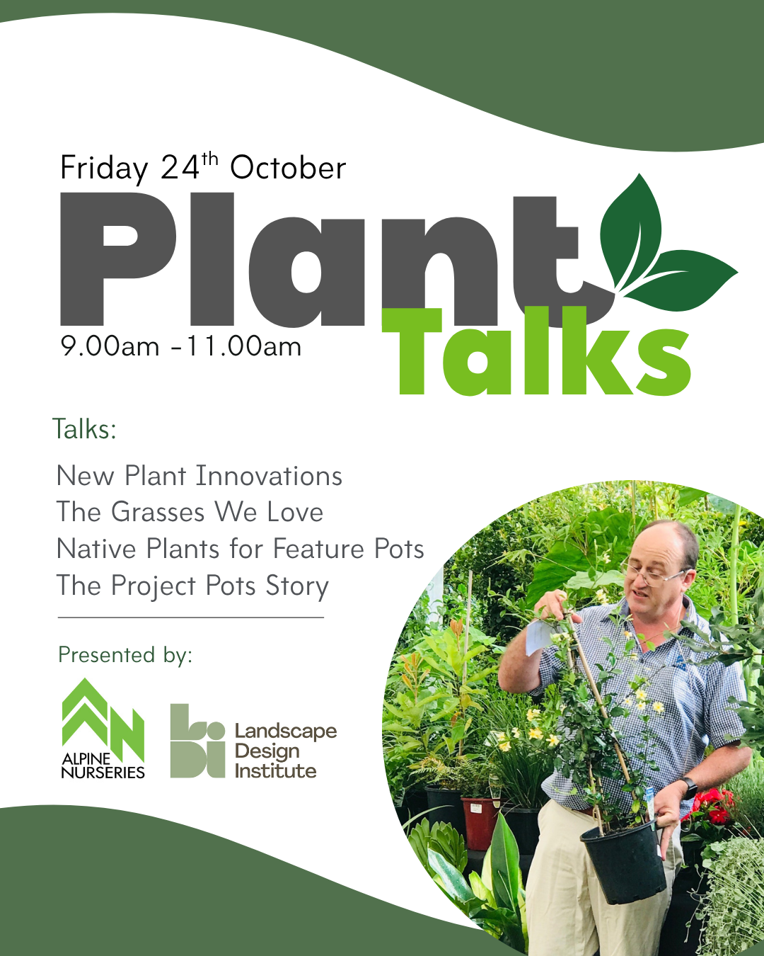 Alpine Plant Talks: Friday October 24th